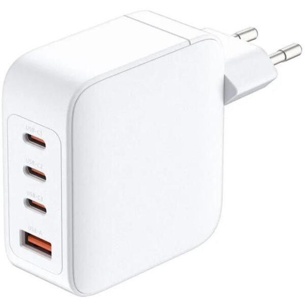 

Сетевое зарядное устройство D-Link 140W GaN 3хUSB-С, 1xUSB-A, White (DCF-141)