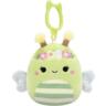 Мягкая игрушка на клипсе Squishmallows - Пчелка Сибил (9 см), (SQCP00460)