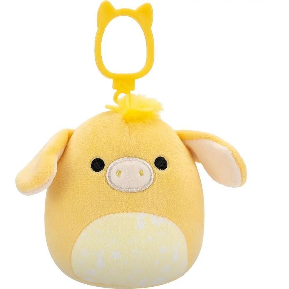 Мягкая игрушка на клипсе Squishmallows - Ослик Гевин (9 см), (SQCP00461) фото 