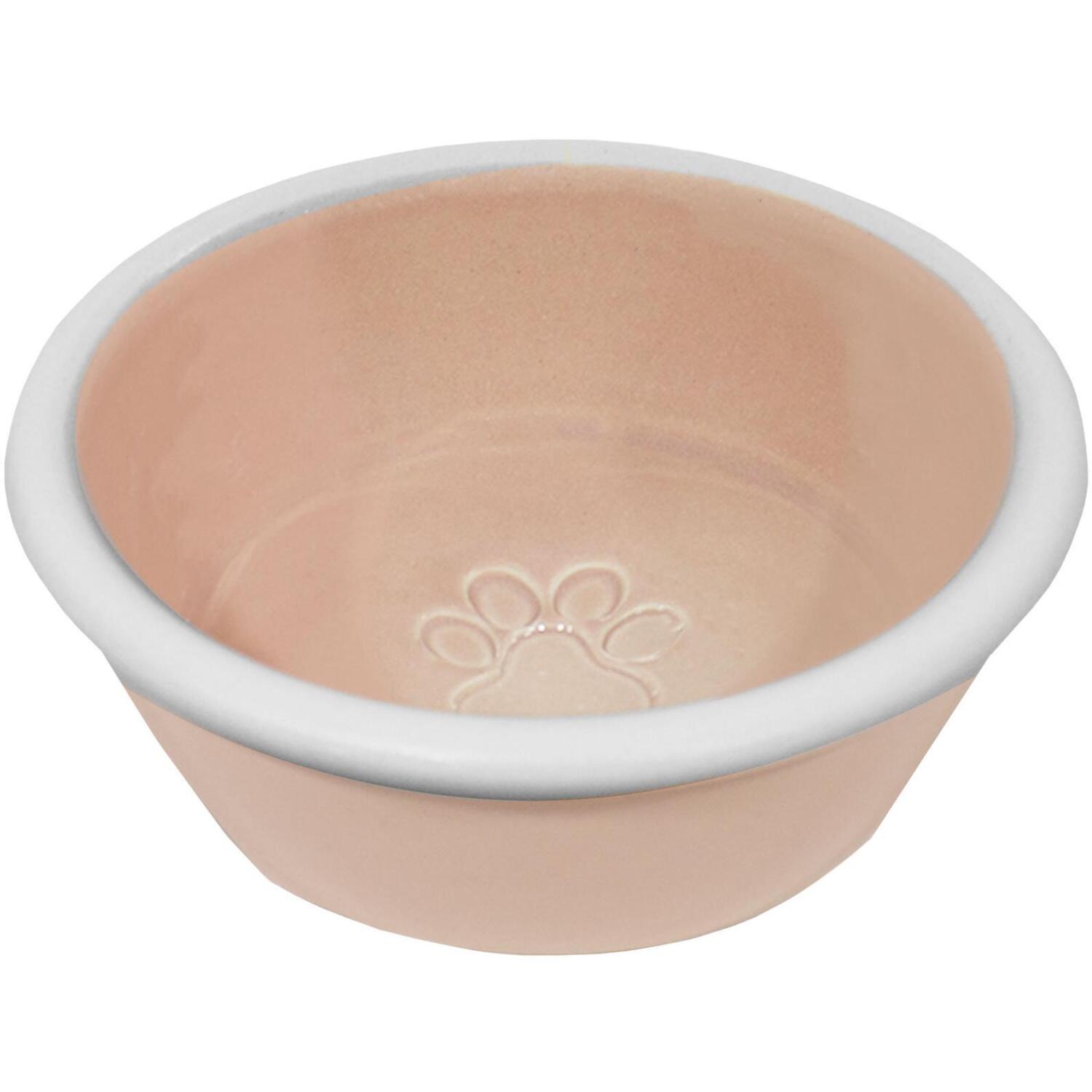 Миска для собак и котов Lucky Pet керамическая розовая 350 мл фото