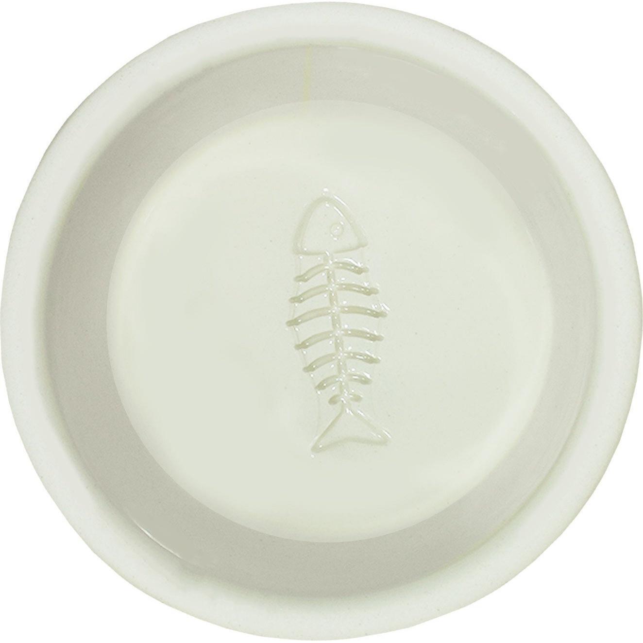 Миска для собак Lucky Pet керамическая серая 350 мл фото 1