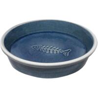 Миска для собак и котов Lucky Pet керамическая голубая 180 мл
