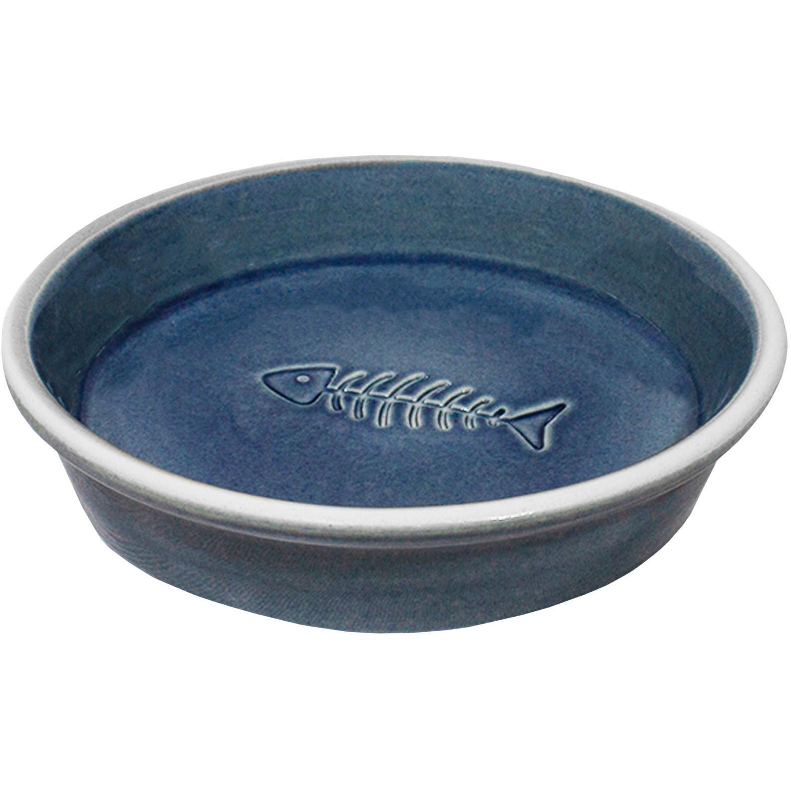Миска для собак и котов Lucky Pet керамическая голубая 180 мл фото 1