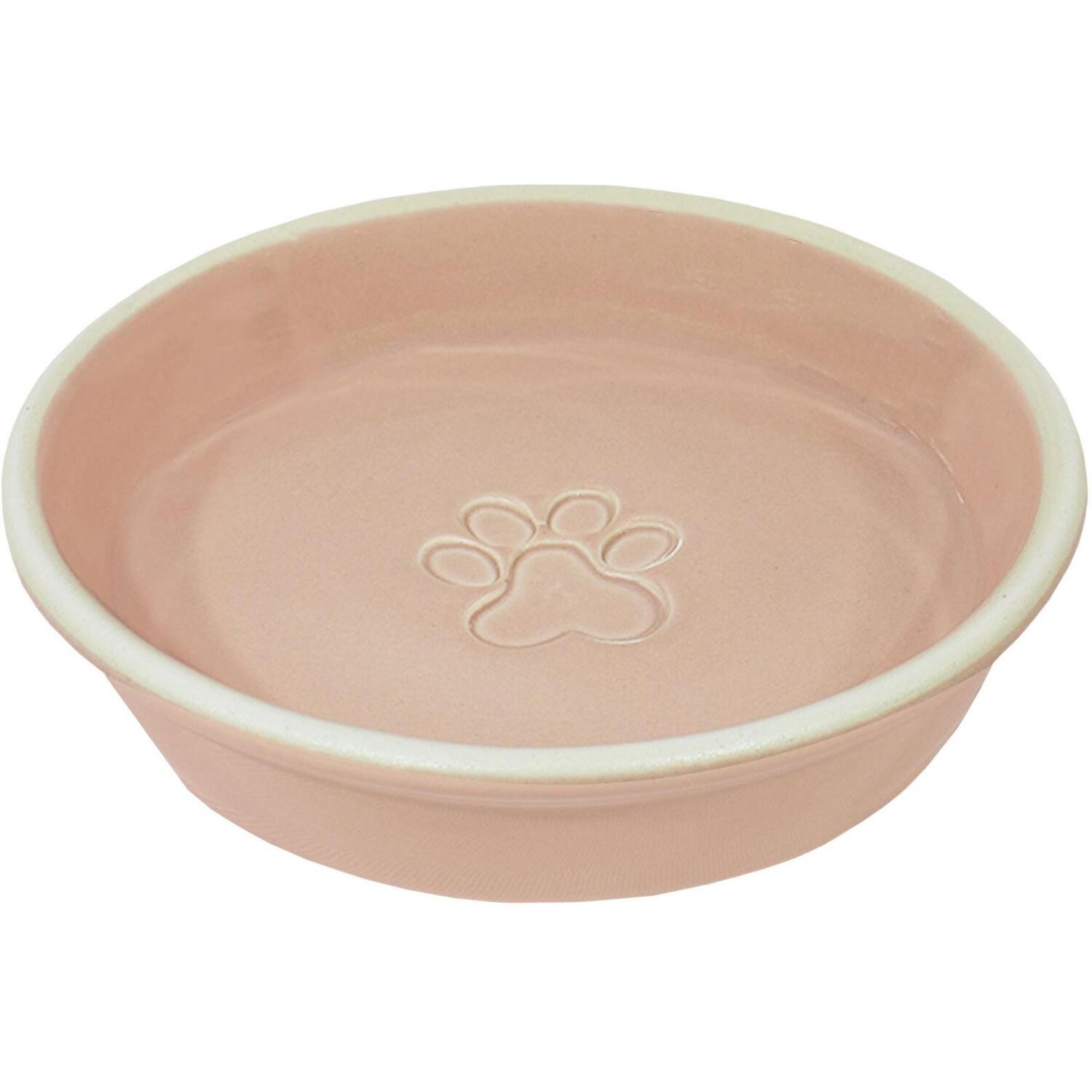 Миска для собак и котов Lucky Pet керамическая розовая 180 мл фото