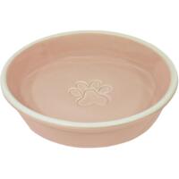 Миска для собак та котів Lucky Pet керамічна рожева 180 мл