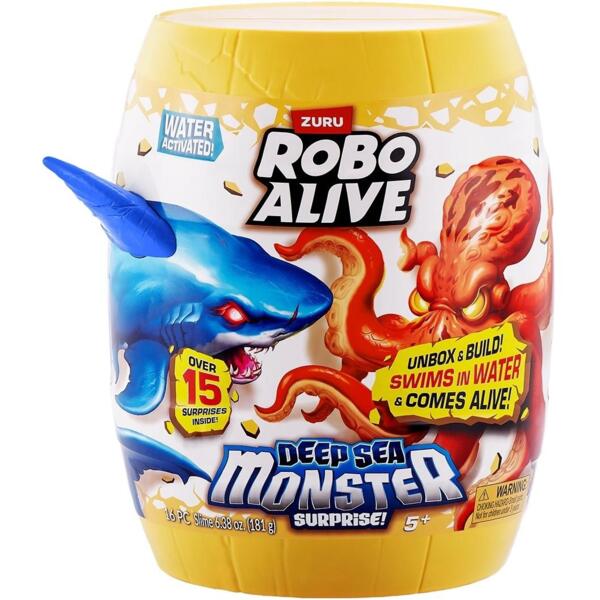 

Интерактивный игровой набор Robo Alive S1 – глубоководный сюрприз Большая белая акула (71155A)