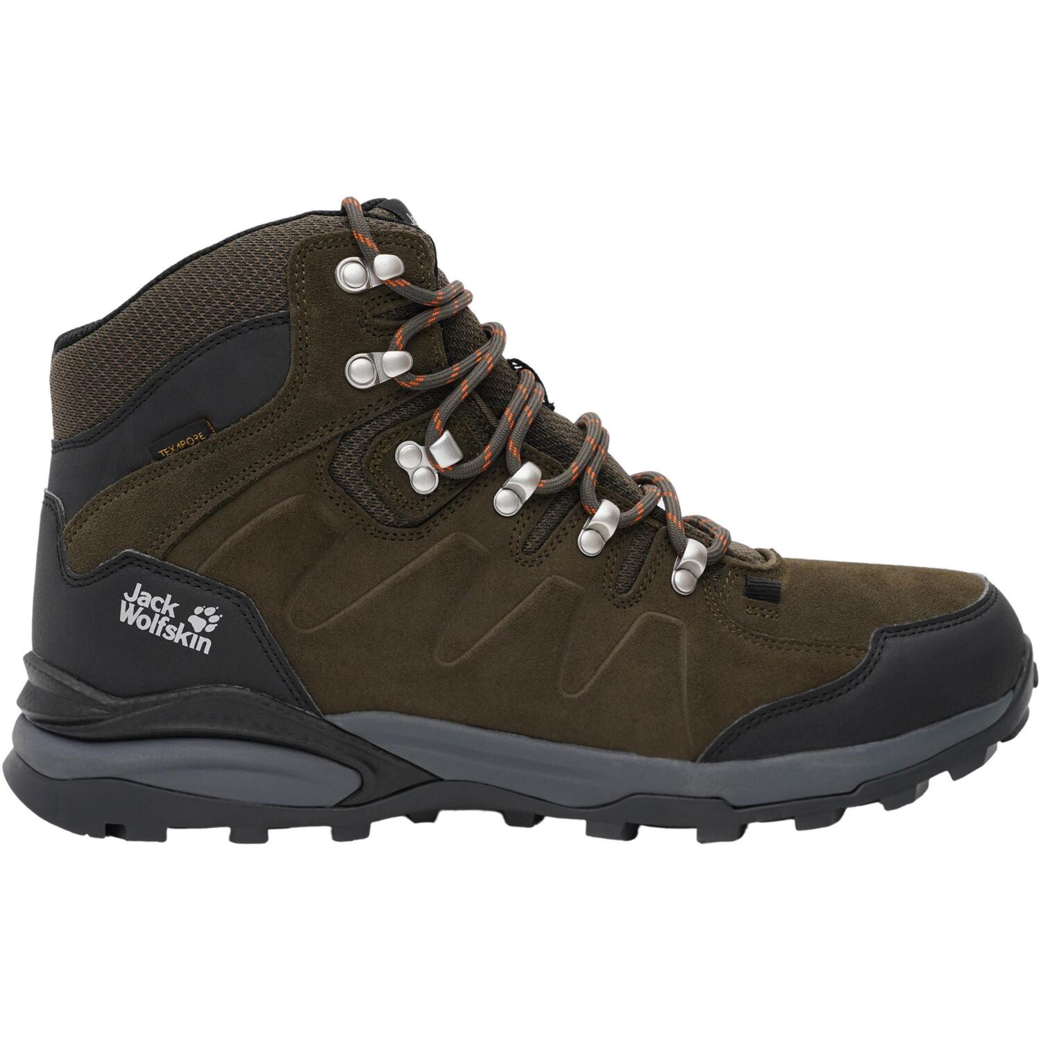 Черевики чоловічі Jack Wolfskin Everquest Texapore Mid M 4049841-4287 45 хакі
