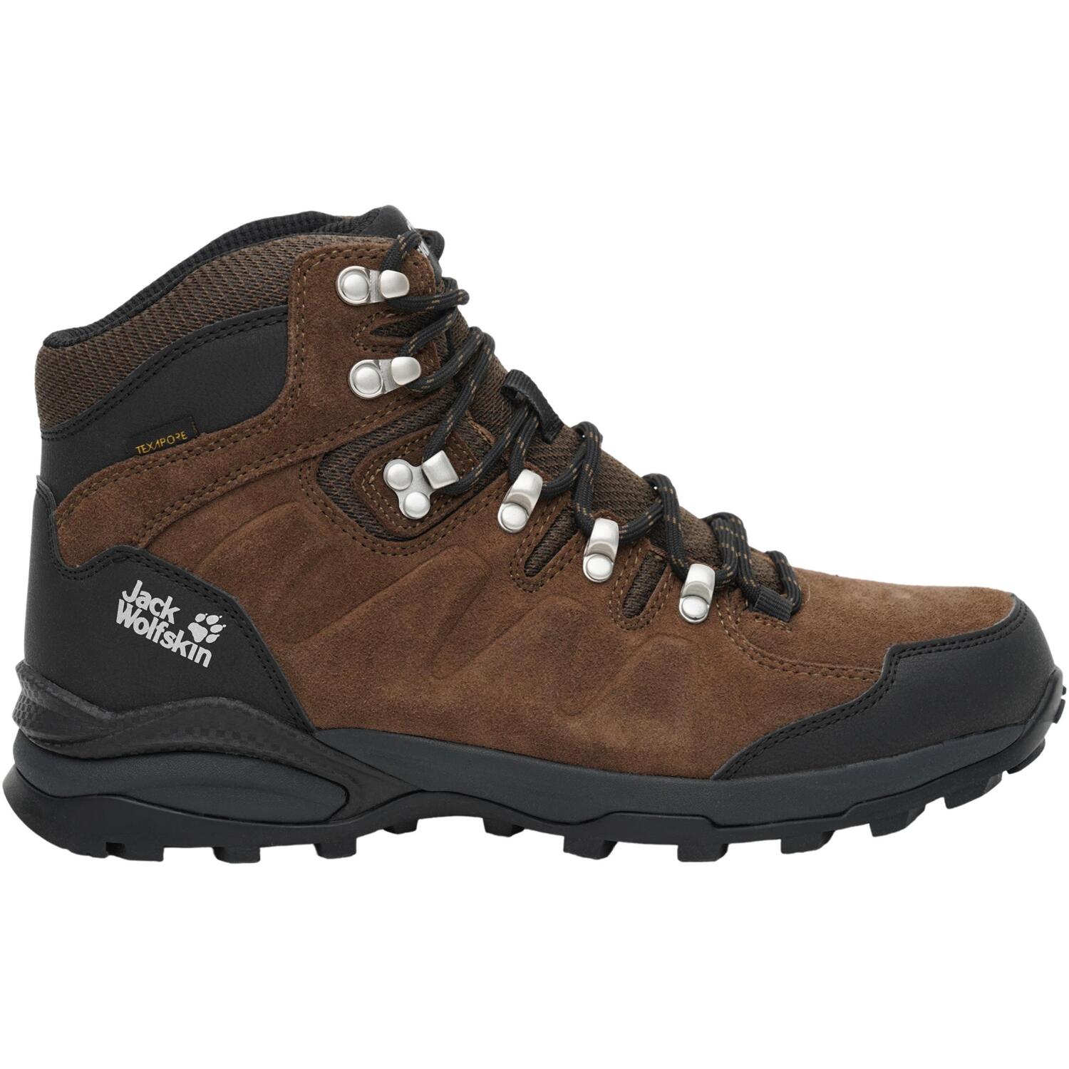 Черевики чоловічі Jack Wolfskin Everquest Texapore Mid M 4049841-5298 42 коричневі