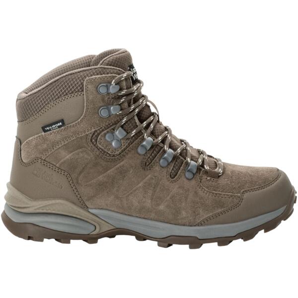 Ботинки женские Jack Wolfskin Refugio Texapore Mid W 4050871-4610 36 коричневые