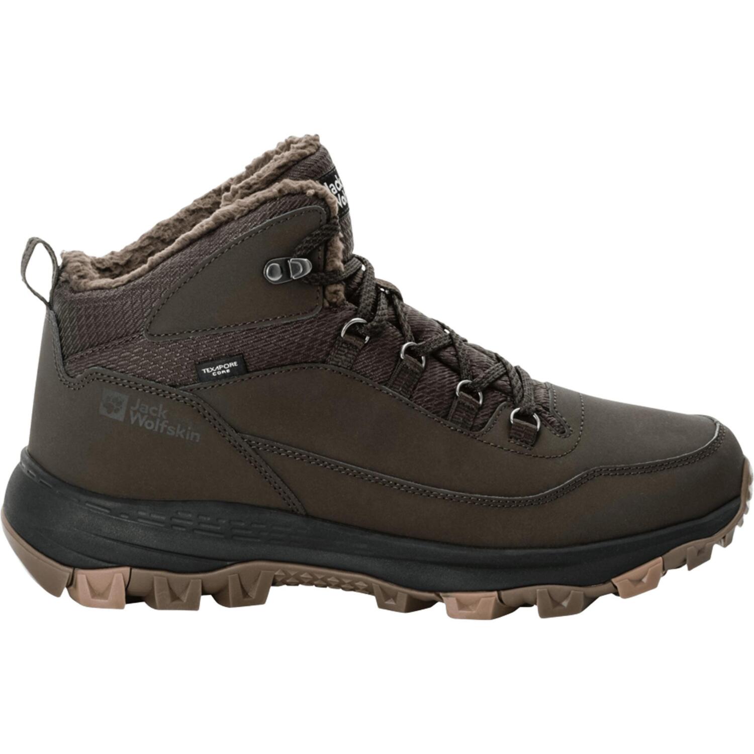 Ботинки мужские Jack Wolfskin Everquest Texapore Mid M 4053611-5719 43 коричневые