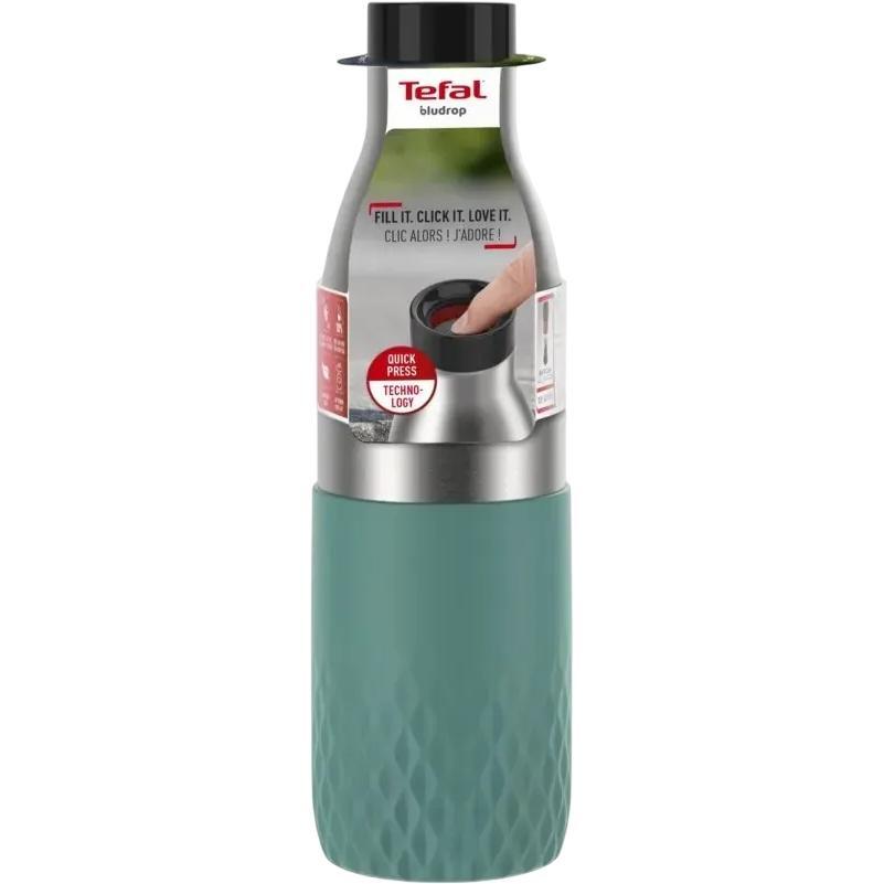 Термопляшка Tefal Bludrop soft touch, 700 мл, зелений (N3111210)фото