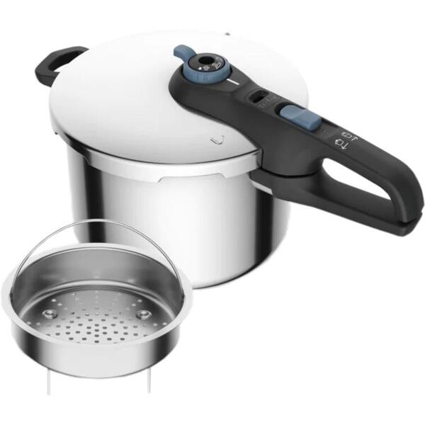 

Скороварка Tefal Secure Trendy, 6л, с паровой корзинкой (P2580701)