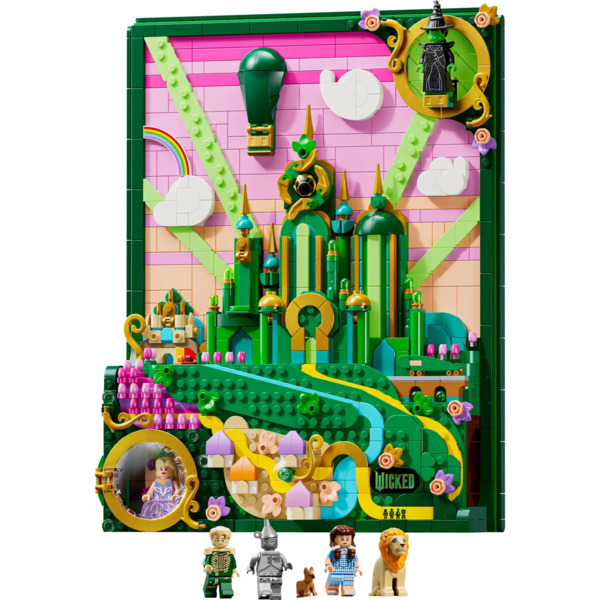 LEGO 75685 Wicked Изумрудный город настенный арт