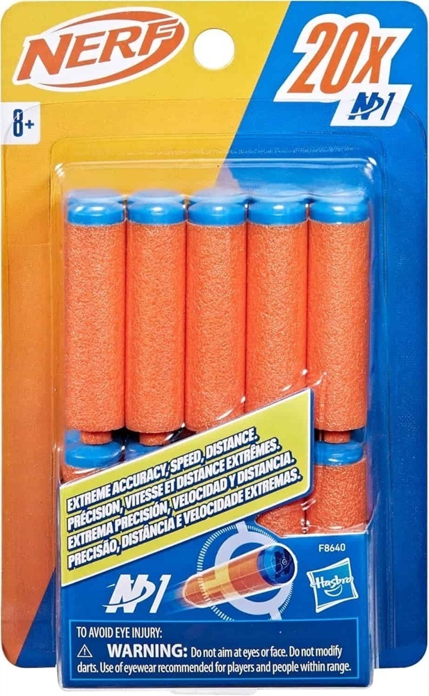 Набор из 20 стрел для бластеров серии "Nerf N Series" (F8640) фото1