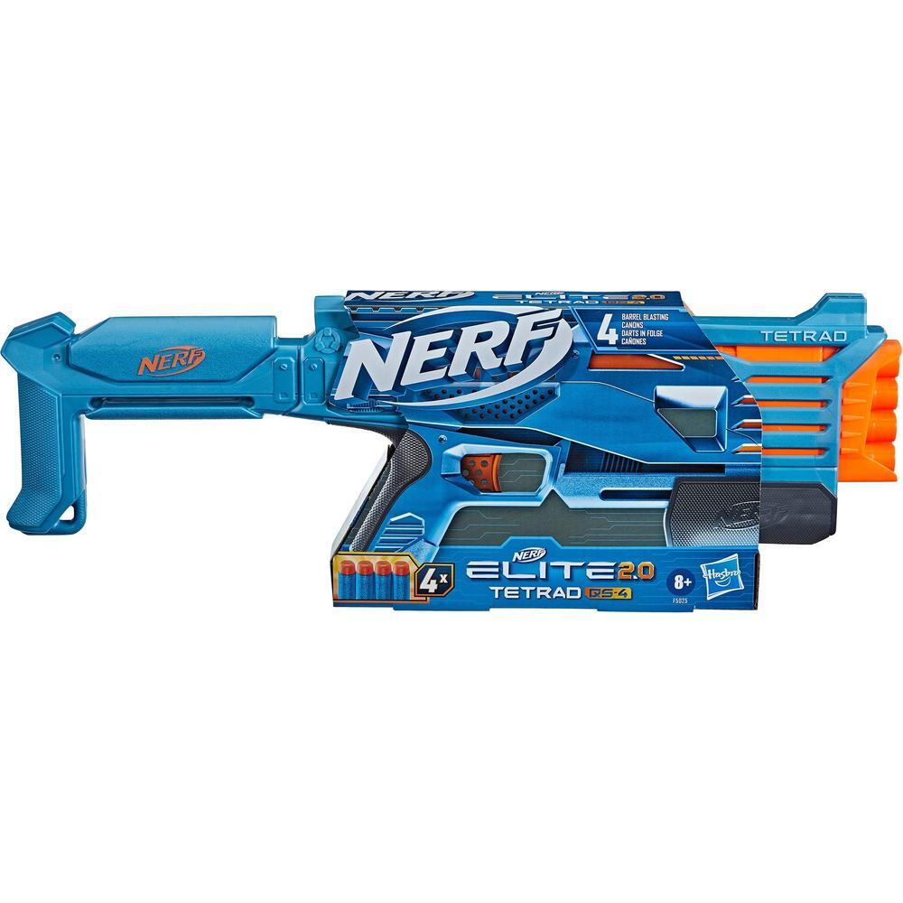 Бластер Nerf Elite 2.0 Tetrad QS-4 (F5025)фото1