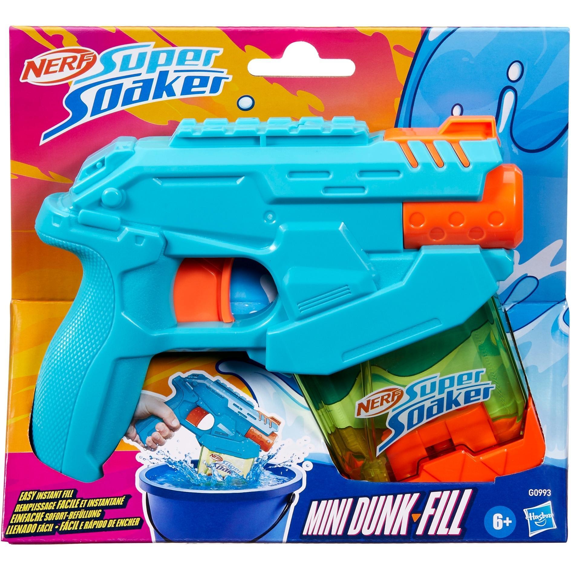 Бластер іграшковий водний Hasbro Nerf Super Soaker Mini Dunk-Fill (G0993)фото1