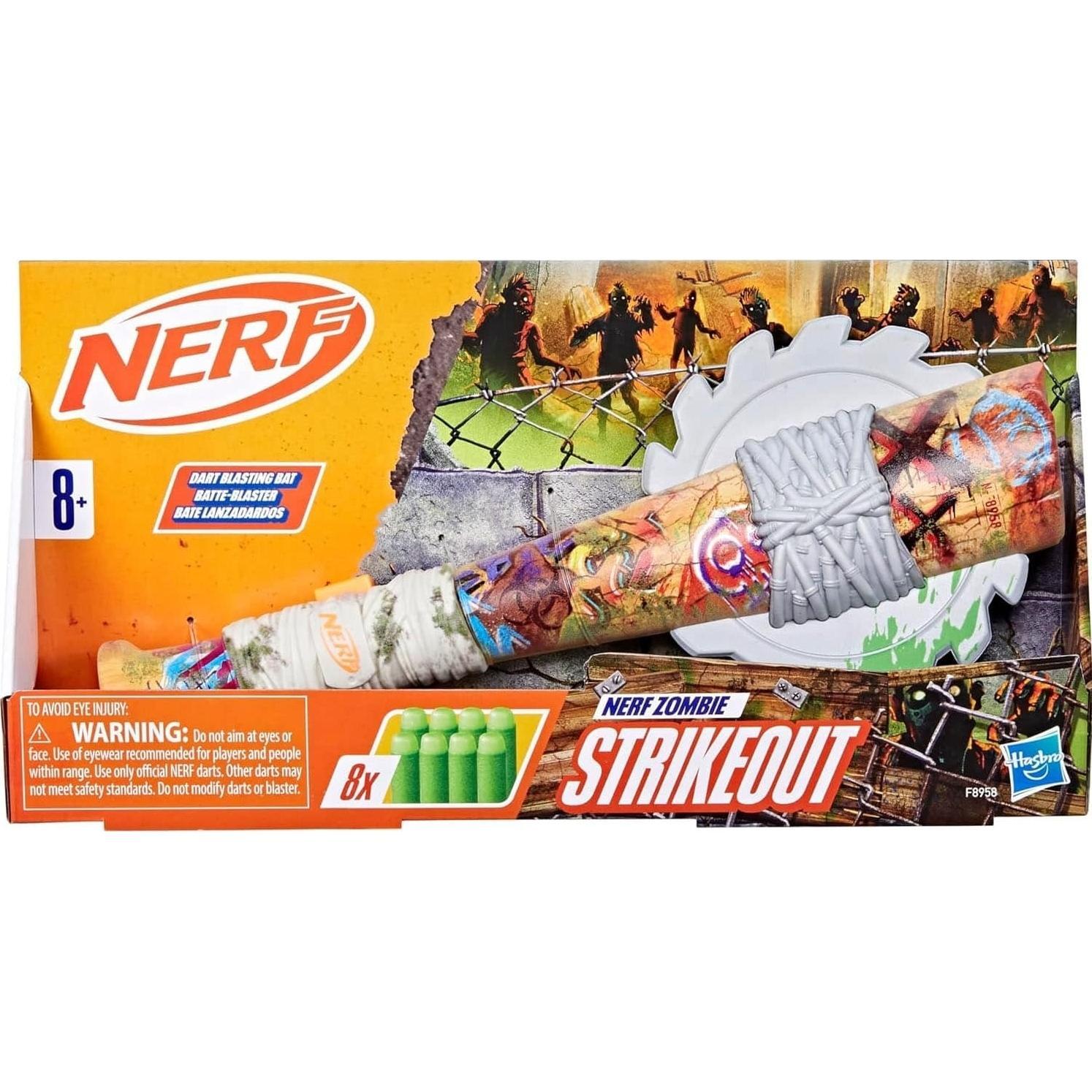 Бластер-битка іграшкова Nerf Zombie Strikeout Dart Blaster (F8958)фото