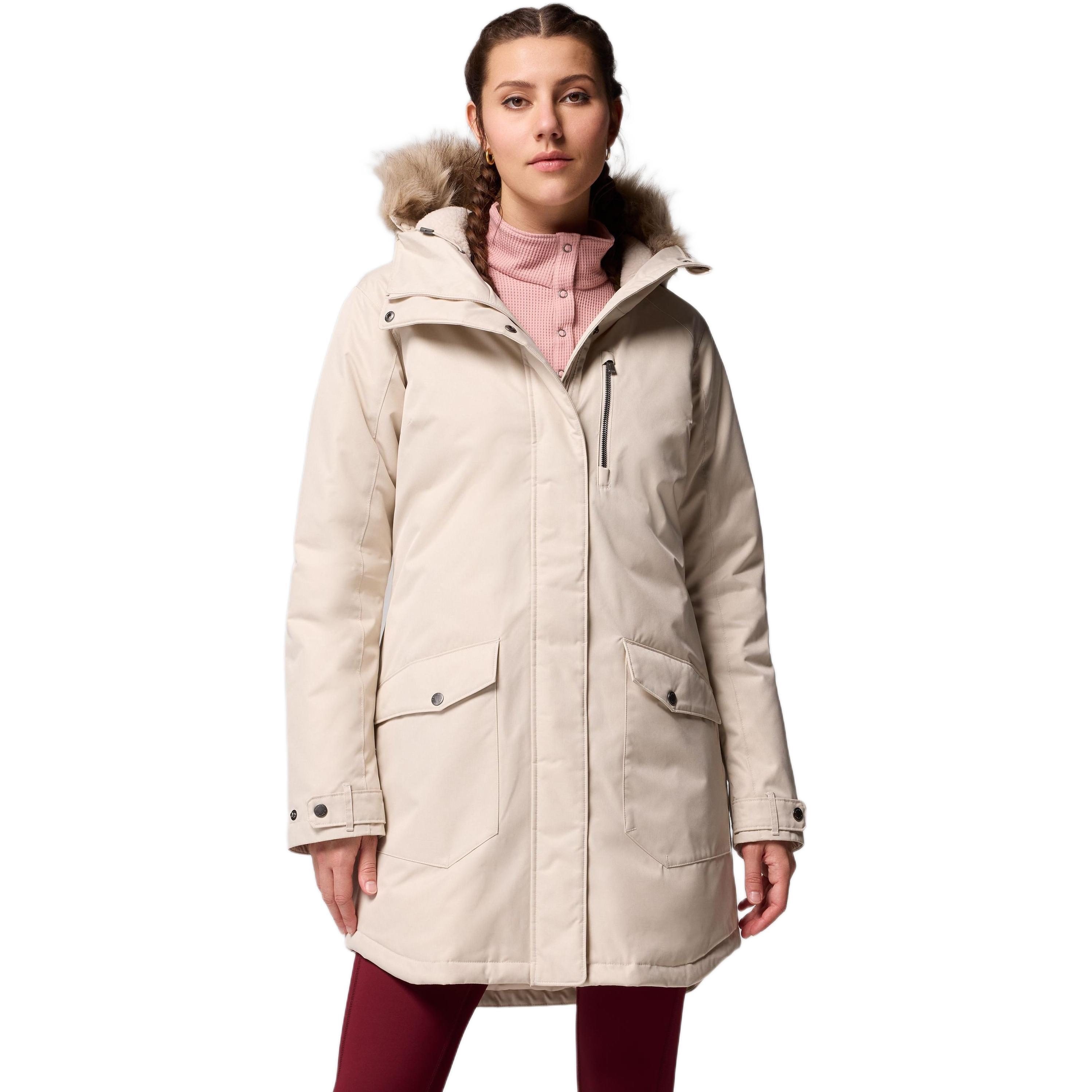 Парка женская Columbia Suttle Mountain Long Insulated Jacket 1799751CLB-279 XS бежевая фото 1