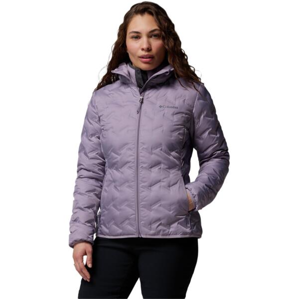Пуховик женский Columbia Delta Ridge II Down Hooded Jacket 2088251CLB-554 XS сиреневый фото 