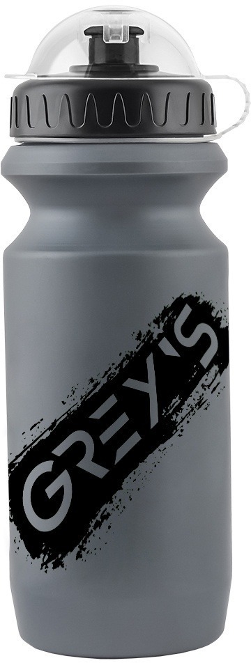 Фляга Grey's (600ml) Сіра з чорним принтом GR15680 фото1