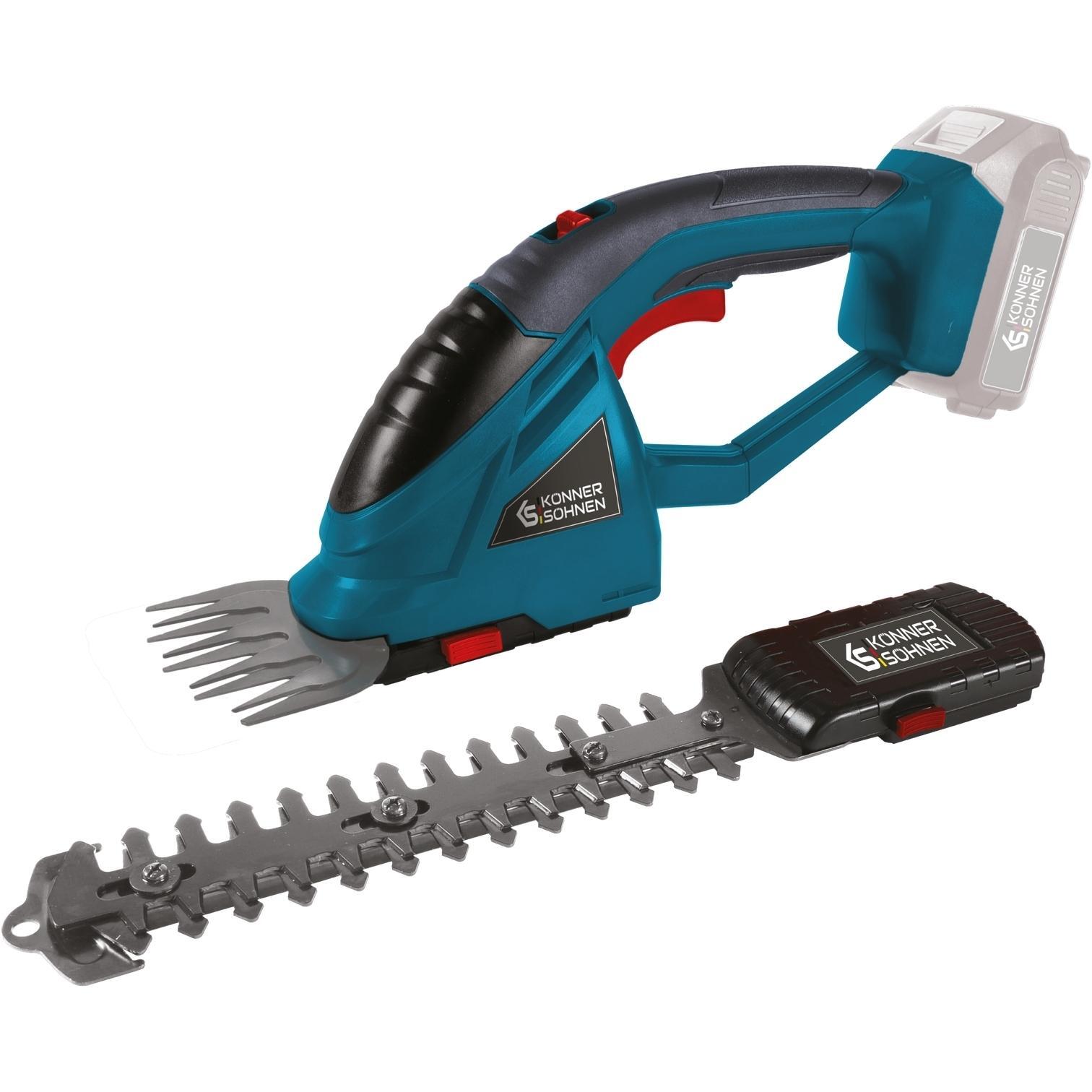 Ножиці для трави акумуляторні Konner&Sohnen KS SHT-20V 20В (без АКБ та ЗП), (KSSHT-20V)фото1