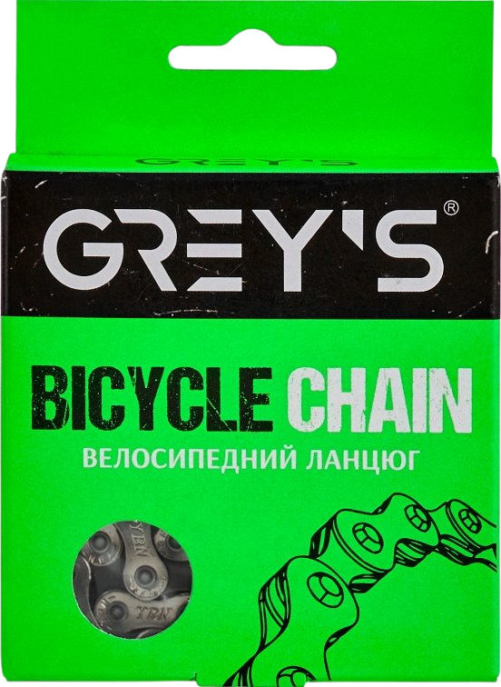 Ланцюг Grey's S10, 10 speed, Silver/Grey (116 ланок) GR24110 фото1