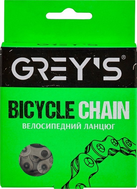 Цепь Grey's S88, 8 speed, Silver/Silver (116 звеньев) GR24238 фото1