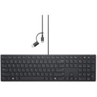 Клавиатура Dell Pro Wired Collaboration Keyboard KB525C UA Black (580-BBTG)