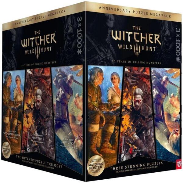 

Пазл GoodLoot The Witcher 3 Wild Hunt 10 Years Of Killing Monsters Trilogy 3x1000 эл. (5908305250029)