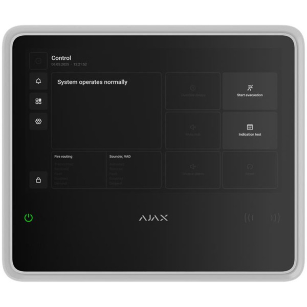 

Интеллектуальный пожарный хаб Ajax EN54 Fire Hub white (000057094)