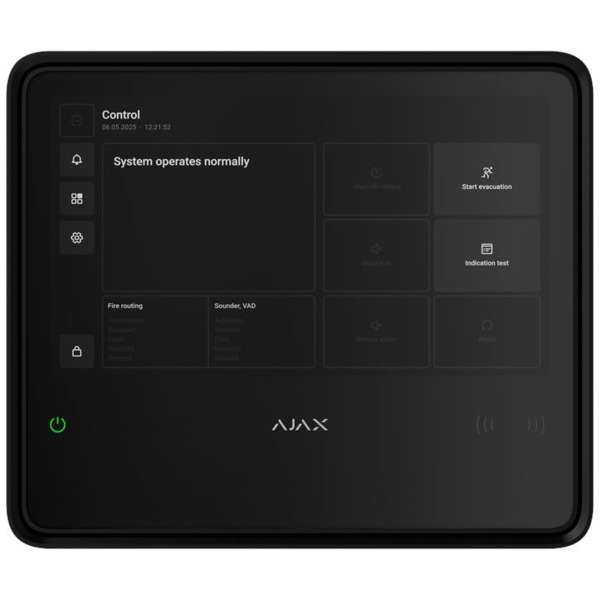 

Интеллектуальный пожарный хаб Ajax EN54 Fire Hub black (000057093)