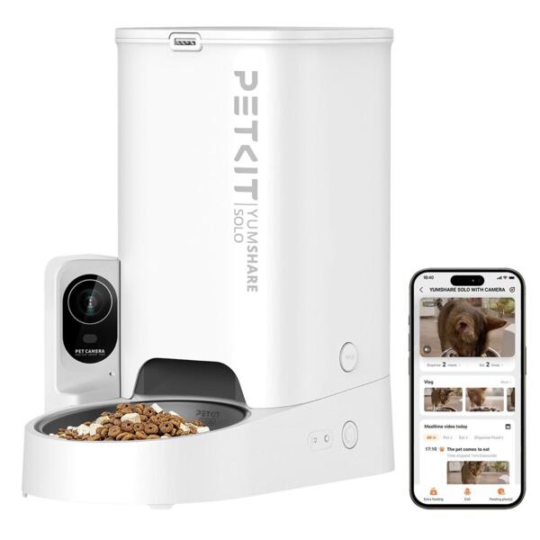 

Смарт-кормушка Petkit Yumshare Solo with Cam