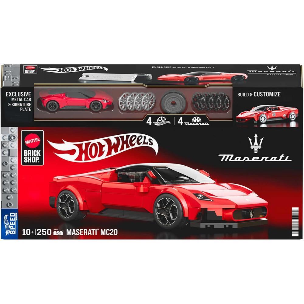 Колекційна машинка-конструктор "Maserati" серії "Speed" Mattel Brick Shop (JFR90)фото1