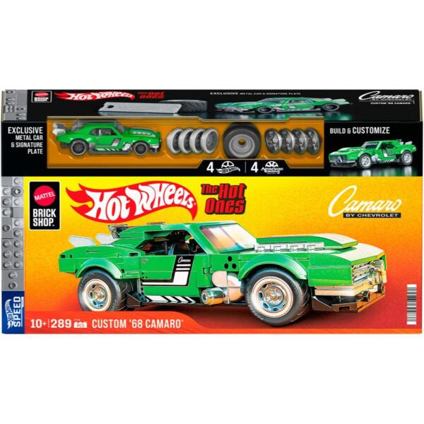 

Коллекционная машинка-конструктор "Camaro" серии "Speed" Mattel Brick Shop (JFT16)