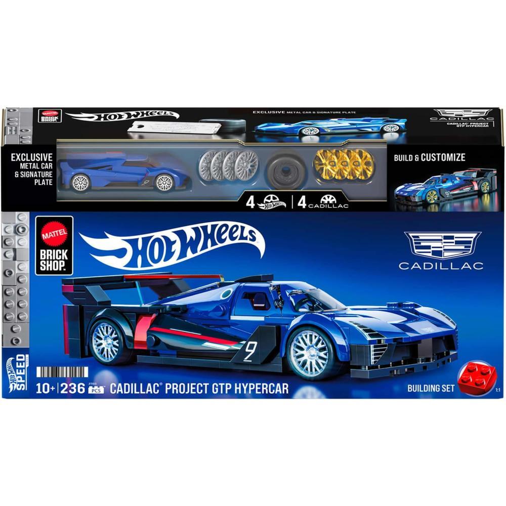 Колекційна машинка-конструктор "Cadillac" серії "Speed" Mattel Brick Shop (JFR89)фото1