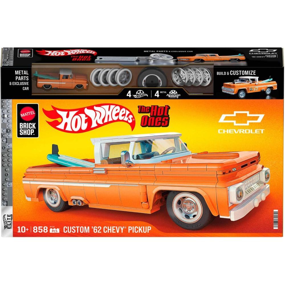 Колекційна машинка-конструктор "Chevy" серії "Elite" Mattel Brick Shop (JFT20)фото1