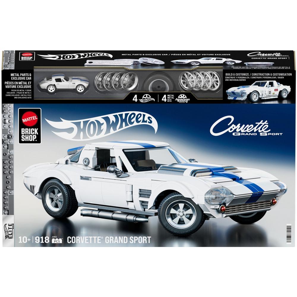 Коллекционная машинка-конструктор "Corvette Grand Sport" серии "Elite" Mattel Brick Shop (JGR31) фото 1