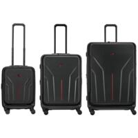 Чемодан Wenger Amplix (3-х шт. набор, черный) 653335