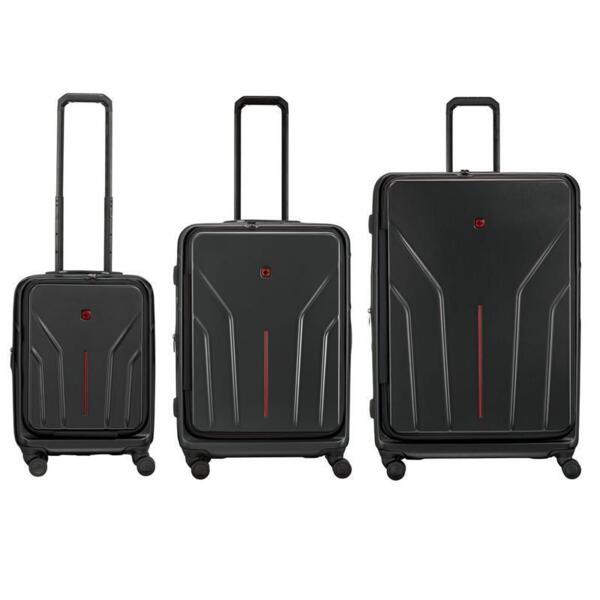 

Чемодан Wenger Amplix (3-х шт. набор, черный) 653335