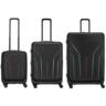 Чемодан Wenger Amplix (3-х шт. набор, черный) 653335