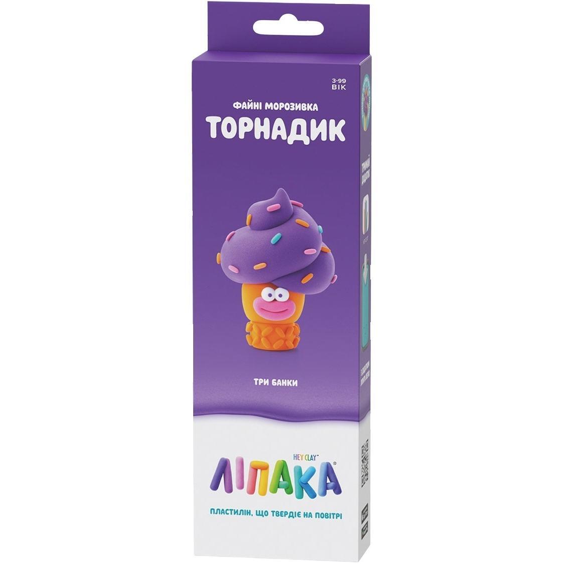 Набір пластиліну, що самостійно твердіє, Lipaka Файні морозивка: Торнадик (30144-UA01)фото1