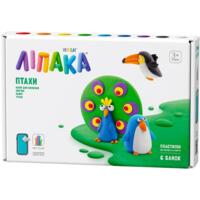 Набір пластиліну, що самостійно твердіє, Lipaka Птахи: Пінгвін, Павич, Тукан (60026-UA01)