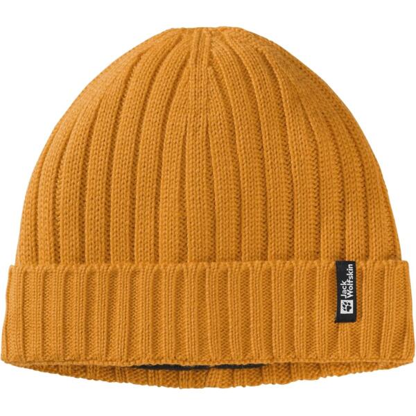 Шапка Jack Wolfskin Rib Knit Beanie 1907122-M0043 жовтийфото