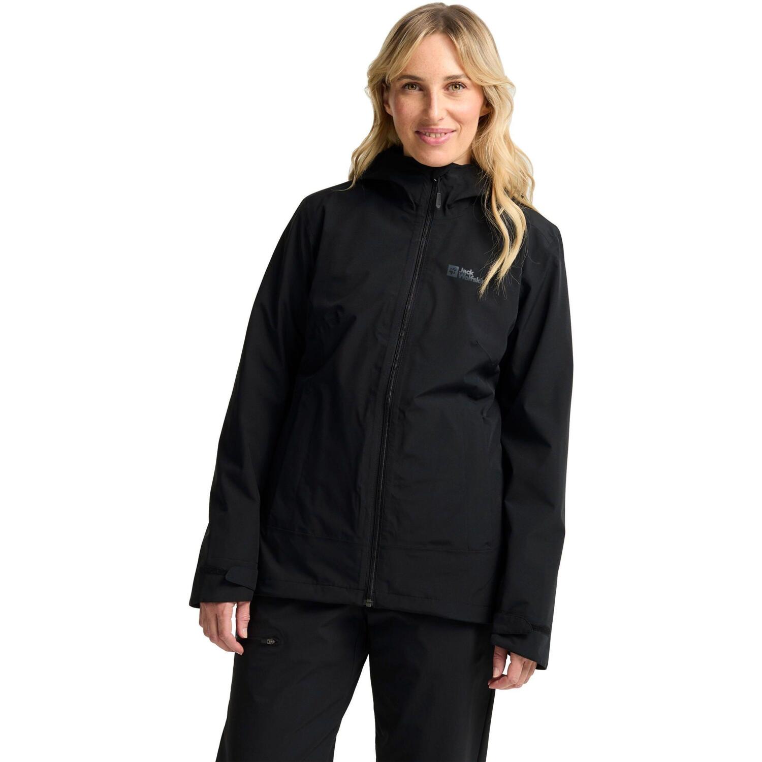 Куртка жіноча Jack Wolfskin Moonrise 3In1 Jkt W 1115621-6000 XL чорний