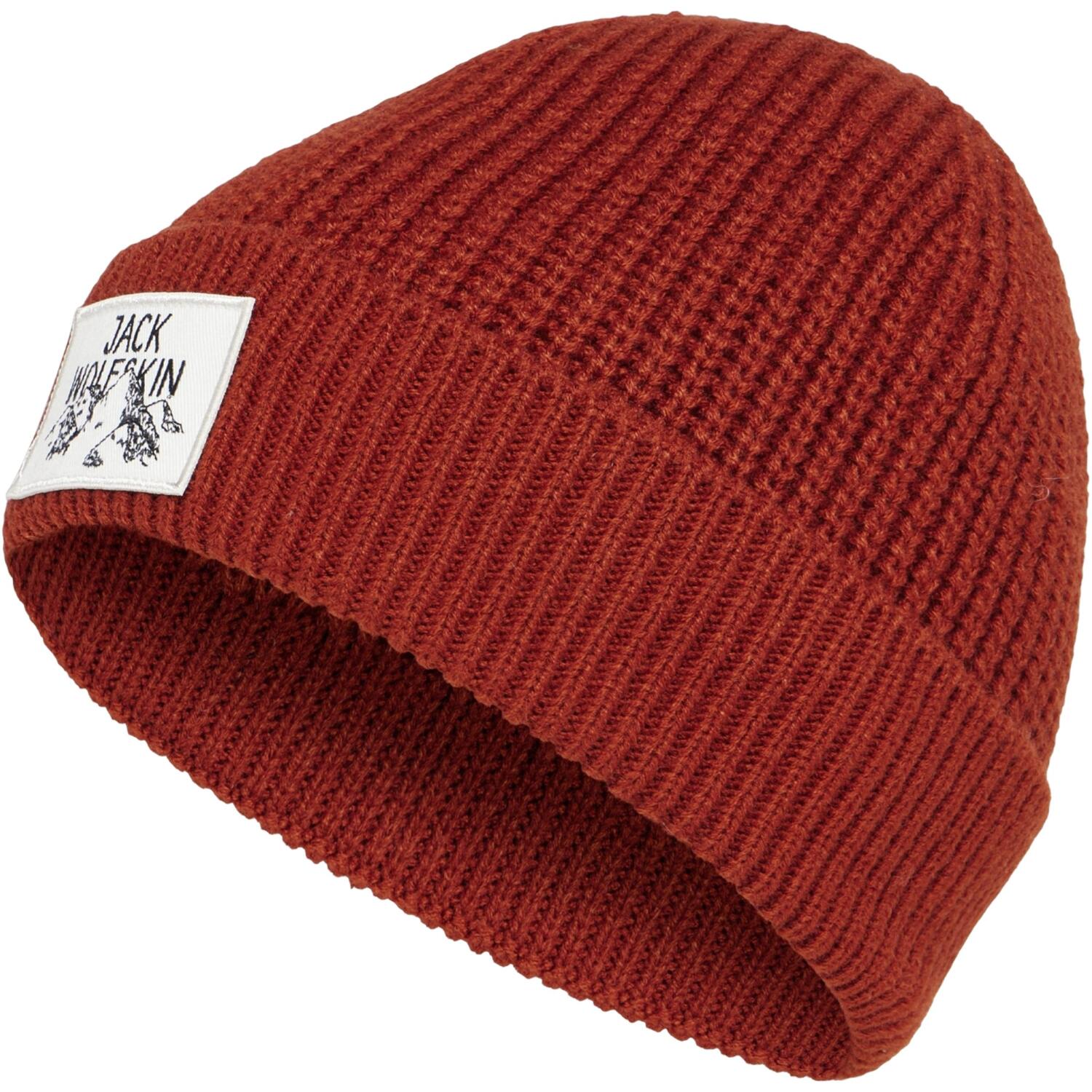 Шапка Jack Wolfskin Badge Beanie A61610-J0126 коричневий