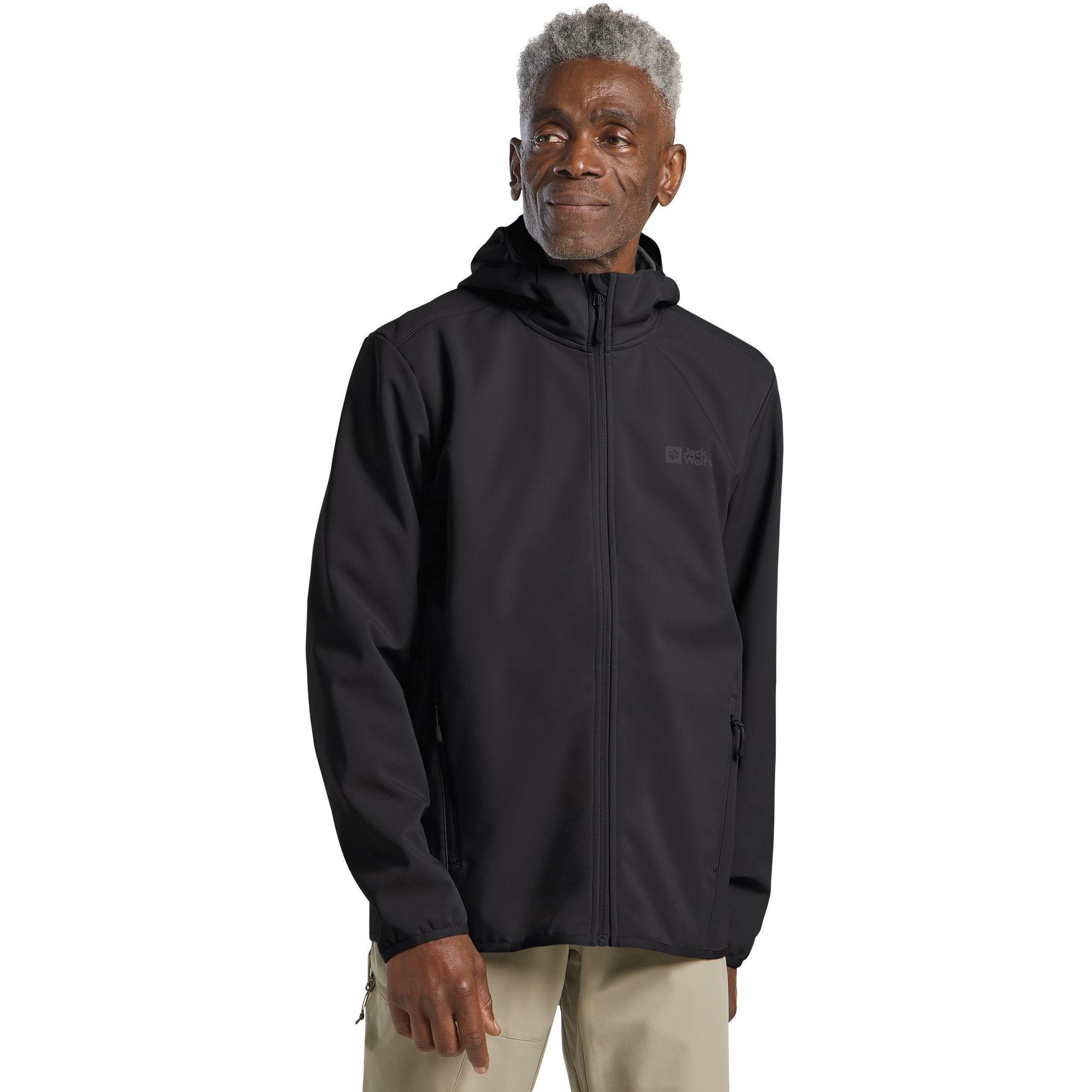 Куртка чоловіча Jack Wolfskin Bornberg Hoody M 1307471-6000 L чорнафото1