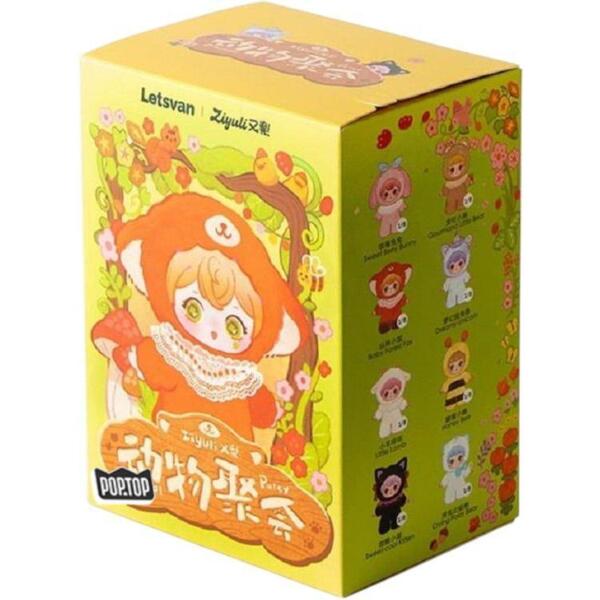 

Коллекционная мягкая игрушка-сюрприз с кольцом Pop Top Letsvan серии "Ziyuli" - Пати зверушек (17Zl-0601)