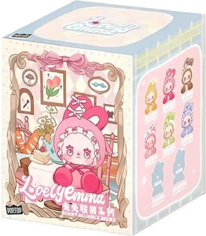 Коллекционная мягкая игрушка-сюрприз с кольцом Pop Top Lucky Emma серии "Lovely Emma" - Зайчата (MJ-000090) фото 1