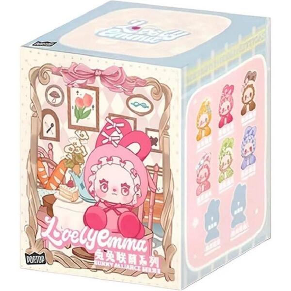 

Коллекционная мягкая игрушка-сюрприз с кольцом Pop Top Lucky Emma серии "Lovely Emma" - Зайчата (MJ-000090)