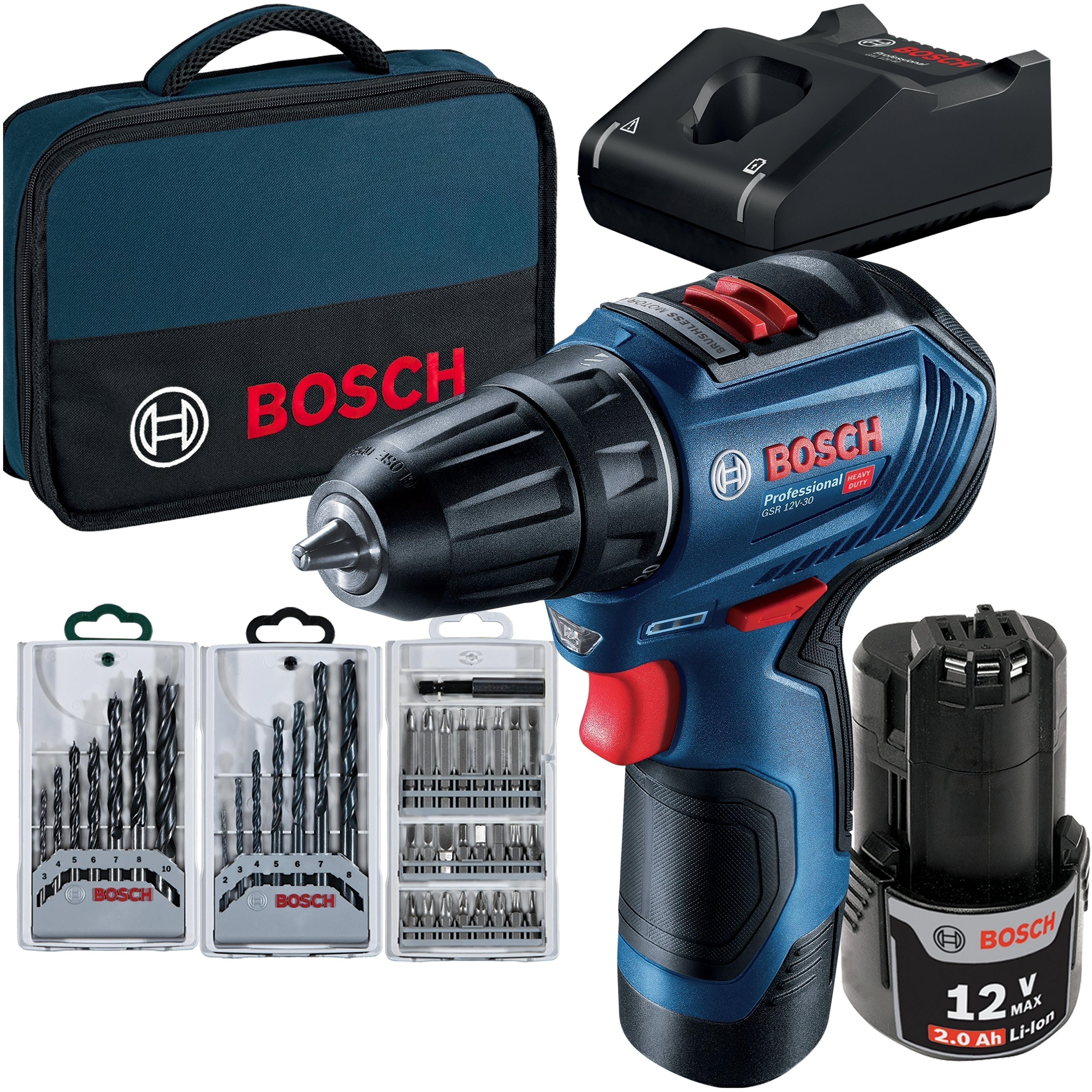 Шуруповерт-дрель Bosch GSR 12V-30 (0.601.9G9.001S) повреждена упаковка фото 1